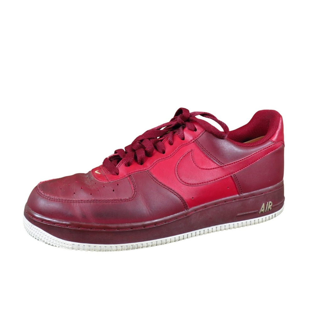 Nike Air Force 1 Low 07 Mens Sneakers Size 10 Lifestyle Team Red Summit White